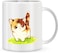 Giftex 11Oz White Coffee Mug, Ceramic Mug, Gift Mug, Lovely Cat Pic Printed