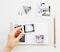 Ozone - Pieces Of Moment Mini Book Album Instax Mini 7s 8 25 50s 90 / Instax SP-1/ Polaroid (64 Photos, Blue)