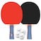 Generic-Table Tennis 2 Player Set 2 Table Tennis Bats Rackets with 4 Ping Pong Balls for School Home