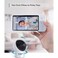 Eufy T83002D3 Space View Baby Monitor Surveillance Grey White