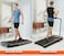 SKY LAND Treadmill, 2-In-1 Under Desk Treadmill: Foldable 2.5 HP Walking Pad And Running Machine For Home And Office With Remote Control, Super Slim Mini Quiet Home Treadmill - EM-1294 (Black-Orange)