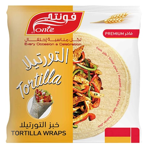 Fonte Fresh Plain Tortilla Wraps 165g