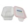Glasslock Taper Rectangle 480ml