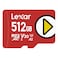 Lexar Play R150 UHS-I MicroSDXC Flash Memory 128GB Red