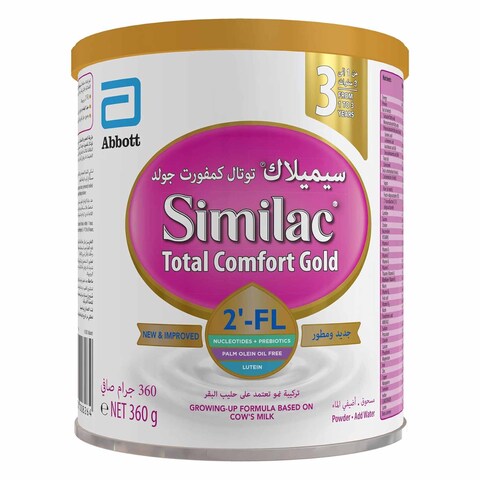 Similac Total Comfort Gold Stage 3 Follow On Formula Baby Mlik Powder 360g