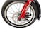 Vego Fold 16 Inch Single Speed Folding Bike, Red