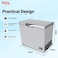 TCL 326 Liters Chest Freezer, Large Deep Freezer With Storage Basket, Mechanical Temperature Control, Front Water Disposal Device, Silver, F326Cfsl