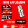 1157 23smd Amber Bulbs For Reverse Lights, Brake, Signal, Parking Lights