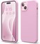 elago Liquid Silicone for iPhone 15 Plus case cover Full Body Protection, Shockproof, Slim, Anti-Scratch Soft Microfiber Lining - Hot Pink