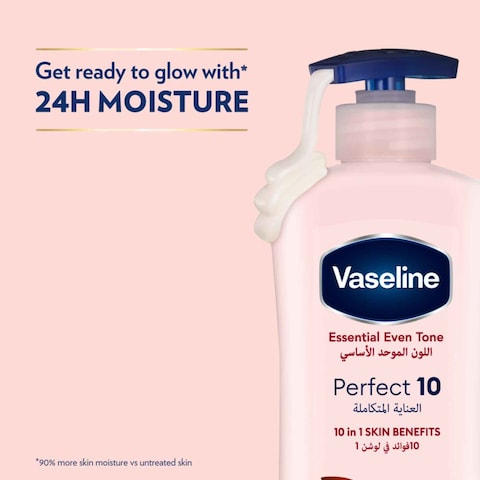 Vaseline Essential Even Tone Body Lotion Perfect 10 400ml