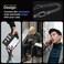 Spigen Wallet S Pro designed for iPhone 15 Pro case cover Premium Leather with Wrist Strap/Body Strap - Black
