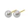 Caflon Fashion Sense Gold Plated Pearl Earring, 6 mm