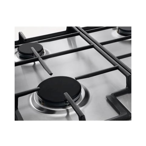 Zanussi Stainless Steel Built-In Gas Cooker - 4 Burners - 60cm - ZGH66424XS