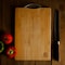 Royalford Organic Bamboo Cutting Board, RF10238, Strong Metal Handle, Durable &amp; Lightweight, Antibacterial, Chopping Board For Meat And Vegetables