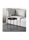 Generic Round Steel Table Black