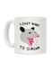 muGGyz Printed Ceramic Coffee Mug White 11Ounce