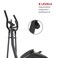 YALLA HomeGym Elliptical Cross Trainer Machine with 8 Level Magnetic Resistance Cardio Workout Exercise Bike, Anti-Slip Pedals, LCD Digital Monitor, 150KG Max User