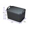 Strata, Large Urban Store Basket, Charcoal Grey Color, Made in UK