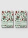 Lowha Spiral Notebook With 60 Sheets And Hard Paper Covers With Abstarct Flower Design, For Jotting Notes And Reminders, For Work, University, School