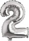 Generic 2 Number Foil Balloon 16-Inch