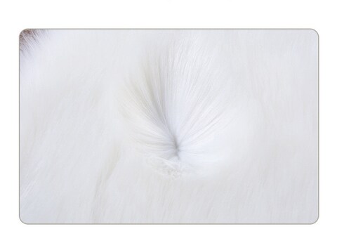 Super Soft Double Sided Plush Panda Throw Pillow Made With Rabbit Fur (Size 56&times;50CM)