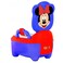 ALISSA-Portable Potty Toilet Training Seat Toilet Urinal for Kids Boys & Girls Mickey Mouse Design (Blue/Red)