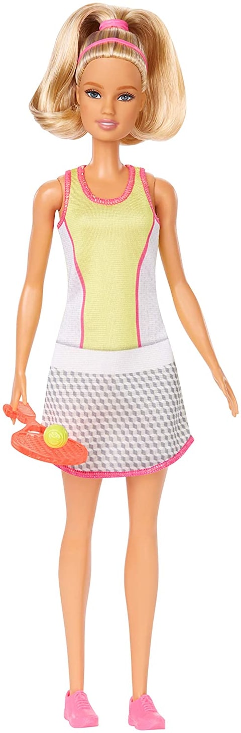 Barbie Blonde Tennis Player Doll with Chic Tennis Outfit