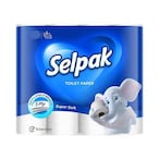 Buy Selpak 3 Ply Super Soft Toilet Paper Rolls White 12 Rolls in UAE