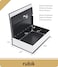 Rubik Book Safe With Key Lock, Home Dictionary Diversion Secret Book Metal Safe Lock Box, 24 x 15.5 x 5.5cm - Black Medium