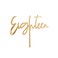 Gold 'Eighteen' Acrylic Cake Topper