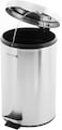 Royalford Trash Bins, Stainless Steel, Silver