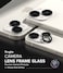 Ringke iPhone 15 Plus / 15, Camera Lens Frame Glass, Black