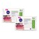 NIVEA Face Wipes Gentle Cleansing 3-in-1 Dry &amp; Sensitive Skin 25 Wipes Pack of 2