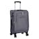 Cosmo Astra 8 Wheel Soft Luggage Trolley Grey 50cm
