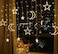 Geneic - SALLA Crescent Moon Star Curtain LED Fairy Lights 3.5M