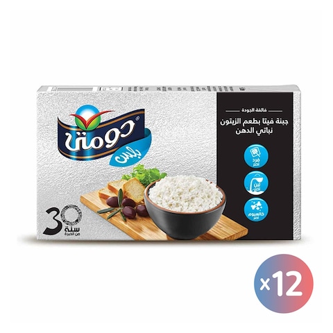 دومتي بلس جبنة فيتا بالزيتون - 1 كيلو - 12 عبوة
