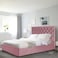 In House Madrid Velvet Bed Frame - Queen - 200x150 cm - Light Pink