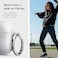 Spigen Ultra Hybrid designed for Airpods 3rd Generation Case with Keychain, Protective Clear Case for Airpods 3 case cover (2021) - Jet White