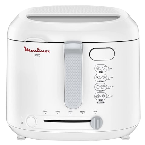 Moulinex 203127 Deep Fryer 1470 Watt White 1.8L