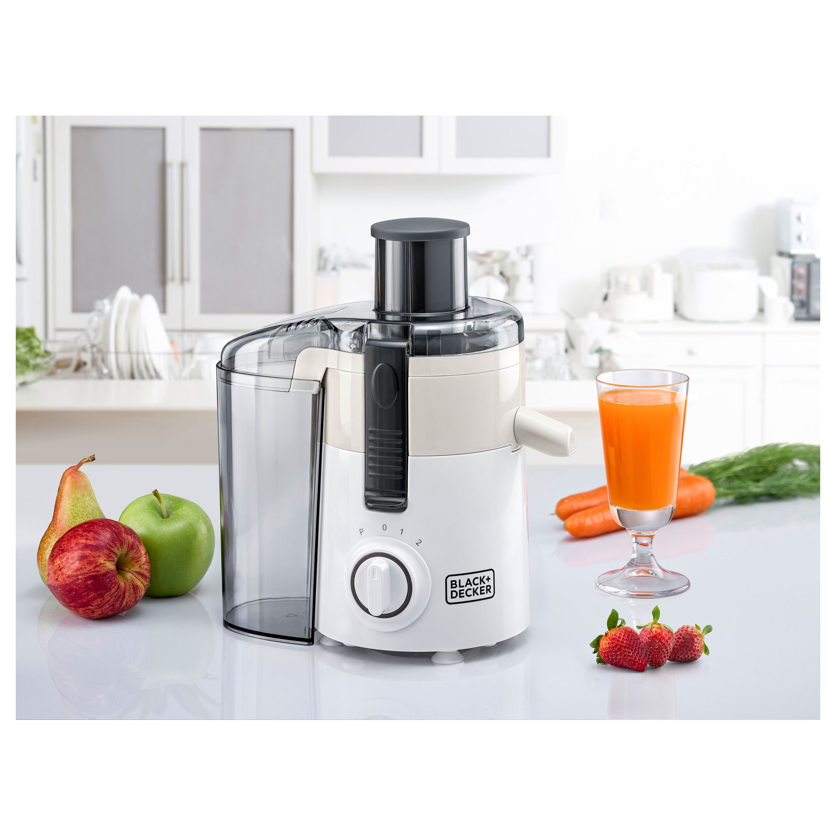 Black Decker Juice Extractor JE250 B5 Multicolour 950ml Online Carrefour UAE