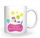 Giftex 11Oz White Mug, Unicorn And Happy Birthday