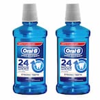 Buy Oral-B Pro-Expert Strong Teeth Mint Mouthwash 500ml Pack of 2 in UAE