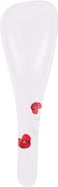 Flamingo Melamine Rice Spoon Combo, White/Red, Fl9112Cmw, 6 Pieces