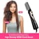 Rebune Re-2078-2 1200W Hair Dryer Brush 3 In 1 Hot Air Styler Straightening &amp; Curling Fast Heating (3S) Hair Styler With 2 Brushes