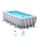 Intex Prism Frame Rectangular Pool Set, Ages 6+