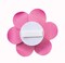 3D Foam Flower Wall D&eacute;cor Pink Color 16x16cm