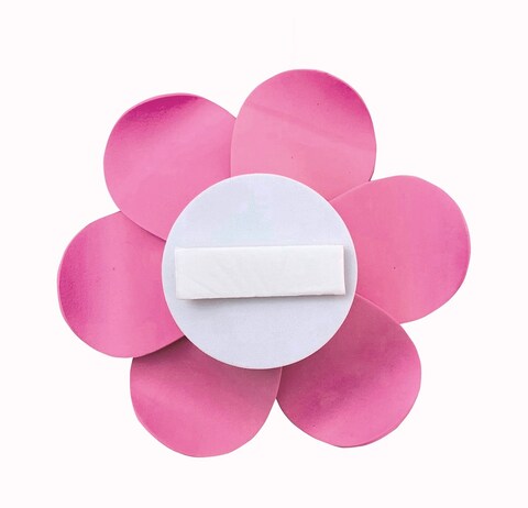 3D Foam Flower Wall D&eacute;cor Pink Color 16x16cm