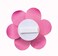 3D Foam Flower Wall D&eacute;cor Pink Color 16x16cm