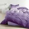 Luna Home-Queen size 6 pieces, Ombr&eacute; Royal Purple Bedding set.