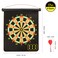 Generic-17-inch Magnetic Dart Board Darts  Double Sided Rollup Flocking Dartboards Darts Plate of Safety Dart Safety Game Board For Indoor/Outdoor   With 6 Darts